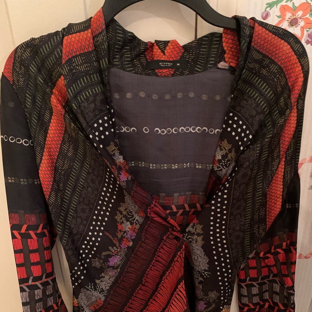 ETRO pure silk blouse/jacket